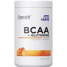 Амінокислота для спорту OstroVit BCAA + Glutamine 500 g /50 servings/ Orange: Смак Апельсин