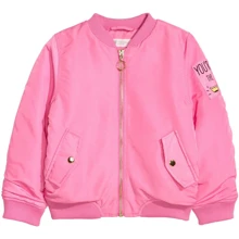 Бомбер H&M 912-5649887 122 см розовый: Тип Куртки