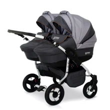 Коляска для двойни Verdi Twin 9023-VT-02, 02, серый: Тип коляски Коляска для двойни