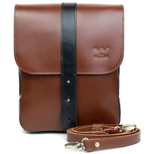 Чоловіча сумка планшет The Wings Mini Bag коричнева (TW-Mini-bag-m-kon-black-ksr): Стать Мужской