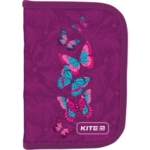Пенал без наполнение Kite Education Butterflies K19-622-7, 1 отделение, 2 отворота: Год выпуска коллекции 2019