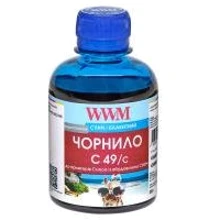 Чернила WWM CANON GI-490 200г Cyan (C49/C): Цвет Cyan