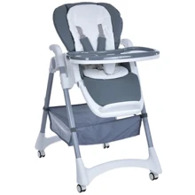 Детский стульчик El Camino Steady для кормления Storm Gray (ME 1177 Storm Gray): Тип классический стульчик