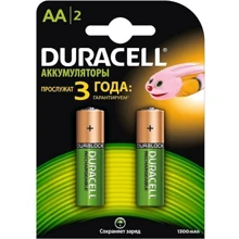 Аккумуляторы Duracell Ni-MH AA HR6 1300mAh 2шт.: undefined undefined