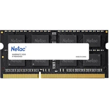 Netac 8 GB SO-DIMM DDR3L 1600 MHz (NTBSD3N16SP-08): Тип DDR3L
