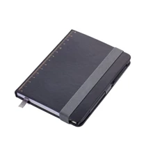 Блокнот A6 Troika з кульковою ручкою Slim чорний (NPP28/BG): Виробник Troika