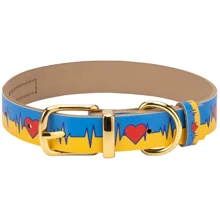 Нашийник шкіряний HiDog "Життя", розмір XXL (ширина 30мм, обхват шиї 48-62см) (206/1033): Виробник HiDog