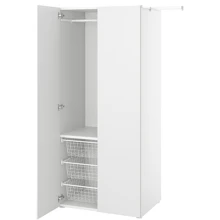 Шкаф ІКЕА PLATSA 110-127х57х181 см (494.372.84): undefined undefined