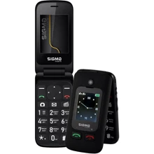 Мобильный телефон Sigma mobile Comfort 50 Shell DUO TYPE-C Black (UA UCRF): Дисплей 2,4’’ QVGA, 240x 320 Пикс, TFT