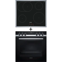 Духовой шкаф электрический Siemens HE517ABS1 + Siemens EW645CFB2E: Объем, л 71