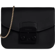Женская сумка кросс боди Furla Metropolis Mini Crossbody Batlepo черная (BATLEP0VNC000O6000): Пол Женский