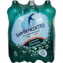 Упаковка води мінеральної San Benedetto слабогазована 6х1.5 л (8001620004081_6): Об'єм, л 9