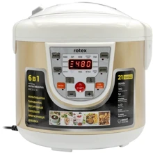 Мультиварка Rotex RMC522-G: Мощность 900 Bт