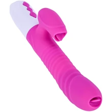 Вибратор BOSS FoxShow Silicone Heating and Thrusting Vibrator Purple: Для кого Для женщин