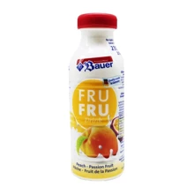 Йогурт питьевой Bauer Fru Fru Персик-Маракуйя 1,8%, 235 г (WT4411): Вес нетто 235 г