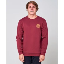Свитшот Rip Curl OS Printed Crew CFEYP4-4370 50 бордовый с принтом: Вид Свитшоты