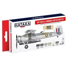 Набір фарб Hataka Hobby Колір Авіації берегового Командування Королівських ВПС, 6 шт.: Виробник Hataka Hobby