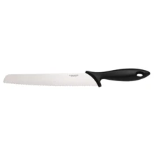 Кухонный нож Fiskars для хлеба и сендвичей Essential 23 cм (1023774): Лезвие нержавеющая сталь