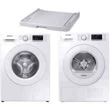 Пральна машина Samsung WW90T4020EE + Сушильна машина Samsung DV90TA240TE + Планка Samsung SKK-UDW: Тип завантаження фронтальная