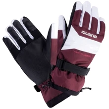 Женские горнолыжные перчатки Iguana Alessia W-Port (ALESSIA W-PORT ROYALE/WHITE) S-M бордовые: Пол Женский