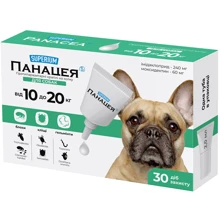 Капли для животных Superium Панацея противопаразитарные для собак весом 10-20 кг (9143): Тип Капли