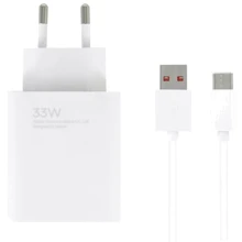 Зарядное устройство Xiaomi USB Wall Charger 33W White with USB-C Cable (BHR6039EU): Особенности Быстрая зарядка, USB-C
