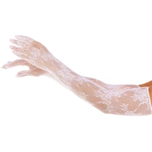 Перчатки Leg Avenue Lace Opera Length Gloves White: Для кого Для женщин