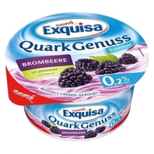 Сырный десерт Exquisa сезонные вкусы ( ежевика ) 500 г (WT3271): Вес нетто 500 г