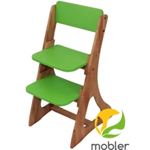 Дитячий зростаючий стілець Mobler (колір на замовлення: зелений, помаранчевий, рожевий) c500-1: Вік дитини Від 3-х років