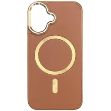 Чохол для iPhone Epik SnapCase with MagSafe Brown for iPhone 16: Колір коричневый