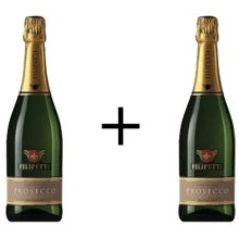 Набор игристых вин Perlino Filipetti Prosecco DOC (0.75 л) 2 шт.: Объем, л 0.75