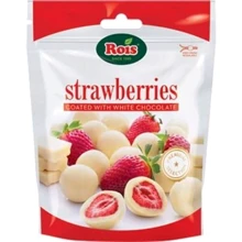 Клубника Rois в белом шоколаде 100 г (3800200829268): Вес нетто 100 г