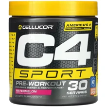 Предтренировочный комплекс Cellucor C4 Sport 270 g / 30 servings / Watermelon: Тип Комплекс до тренировки