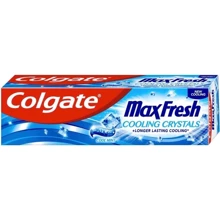 Colgate Max Fresh Cooling Crystals зубная паста 75ml: Назначение Свежесть дыхания, Комплексная защита, Очищение