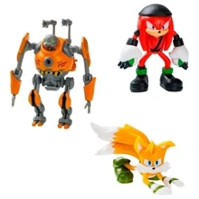 Набір ігрових фігурок Sonic Prime Егфорсер Наклз Тейлз 6.5 см (SON2020A): Тип Набор игровых фигурок