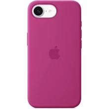 Чохол для iPhone Apple iPhone 16e Silicone Case – Fuchsia (MD3W4ZM/A): Колір розовый