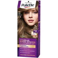 Palette Крем-краска для волос Интенсивный цвет 7-0 (N6) Средне-русый 110 ml: Пол Для женщин