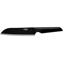 Ніж VINZER Santoku Geometry Nero Line 12.7 см (89301): Лезо Высокоуглеродистая сталь