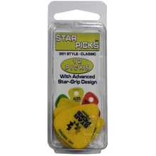 Медиатор Набор медиаторов CLEARTONE 30023 STAR PICK 12-PACK 0.73: Тип Медиатор