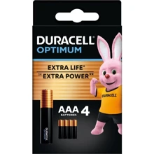 Duracell AAA bat Alkaline 4шт Optimum (5015596): undefined undefined
