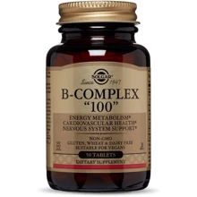 Solgar B-Complex "100" 50 Tabs: Тип Витамин B