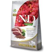 Сухой корм Farmina N&D Quinoa Duck, Brocooli & Asparagus Neutered для взрослых стерилизованных собак средних и крупных пород утка, киноа, брокколи и спаржа 2.5 кг 40169 (X/04/192): Тип Сухой корм