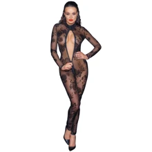 Бодистокинг Noir Handmade F237 Long tulle overall Black, 3XL: Для кого Для женщин