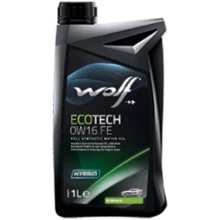Моторна олива WOLF ECOTECH 0W16 FE 1Lx12: Тип Синтетическое