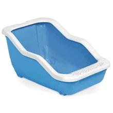 Туалет для кошек MPS Netta Open Blue 54x39x29 см голубой: undefined undefined