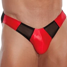 Мужские трусы SoftLine - Thong 4466, M/L (red/black): Для кого Для мужчин
