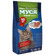 Сухий корм для котів Муся Рибний 10 кг (4820097803706): Тип Сухий корм