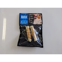 Лакомства для собак AnimAll Dental трубочка рулетик №4 с мясом курицы 9-10 см 2 шт. (2000981274771): Производитель AnimAll