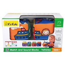 Кубики музичні K`s Kids Кубики Транспорт (KA10756-GB): Тип кубики