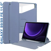 Аксесуар для планшетних ПК BeCover Case Rotatable Purple для Samsung X710 Galaxy Tab S9 / X510/X516B Galaxy Tab S9 FE (710437): Колір фиолетовый